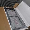 kepptory Display Case with LED Lights, Display Cabinet with Glass Storage Shelves, 4-Tier Display Shelf with 4-Layer Small Display Shelves for Collectibles, Curio Cabinet, Black (59 Inch)