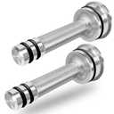 2Pack 6l80 Thermostat Bypass Kit, Thermal Bypass Valve 6l80 Compatible with 6L80 6L90 and 8L90 Transmission Thermostat Bypass Tool with Buna O-rings CNC Machined Aluminum