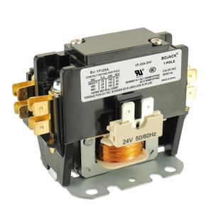 BOJACK 1 Poles FLA 25 Amp Coil 24 VAC Air Conditioner Condenser Compressor Contactor AC Definite Purpose Contactor