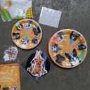 Puppy Birthday Party Supplies, Puppy Theme Style Party Include Happy Birthday Banner, Backdrop, Tableware Set, Tablecloth, Hanging Swirls, Cake Toppers, Cupcake Toppers, Latex Balloons