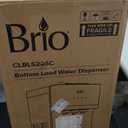 Brio Self Cleaning Bottom Loading Water Cooler Water Dispenser  Limited Edition - 3 Temperature Settings - Hot, Cold & Cool Water (Stainless Steel)