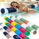 6 Pack Inflatable Pool Noodles, 61 Inch Heavy Duty PVC Pool Floats for Adults & Kids, Jumbo Blow up Pool Noodles, Portable Giant Swim Noodle for Swimming, Lake, Beach, Travel