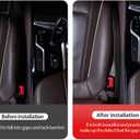 IHOTDER 2PCS Car Seat Gap Filler - Car Seat Gap Filler Organizer for Holding Phone,Key,Purse - Universal Car Gap Filler Fits Car Truck SUV Car Interior Accessories (Black/2PCS)