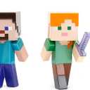 Jada Toys - Minecraft 4-Pack Collectible Figures - 2.5" Diecast Figures - Iconic Characters - Toys for Adults and Kids