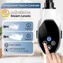 Handheld Steam Cleaner, Portable Steamer for Cleaning with 18PCS Accessories, 12s Fast Heating, Pressurized Steam Cleaner for Home, Kitchen, Bathroom, Car Detailing, Window, and Clothes, White