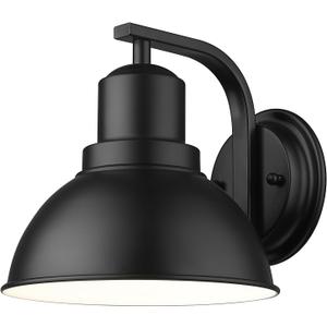 zeyu 8.4 Inch Indoor Wall Mount Lamp Light Fixture, Industrial Wall Sconce Lighting for Hallway Bedroom, Black Finish, ZY24-1W BK