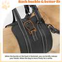 NOYAL Dog Lift Harness Sling - Adjustable Pet Carrier for Senior Dogs with Arthritis Joint Injuries, Emergency Support Rehabilitation Aid for Nail Trimming, Stairs Assistance M