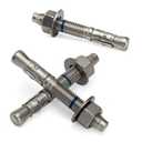 HROMIGRY 5/8" x 5" Concrete Anchors (4 Pack) 5/8 inch Wedge Anchors Bolts Stainless Steel