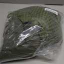 Bed Skirt King Size, Pleated Waffle Weave Bed Skirt with Split Corners, Tailored Dust Ruffle 18 Inch Drop Easy Fit, Machine Washable (Green, King - 18" Drop)