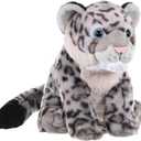 Wild Republic Snow Leopard, Cuddlekins, Stuffed Animal, 12 inches, Gift for Kids, Plush Toy, Fill is Spun Recycled Water Bottles