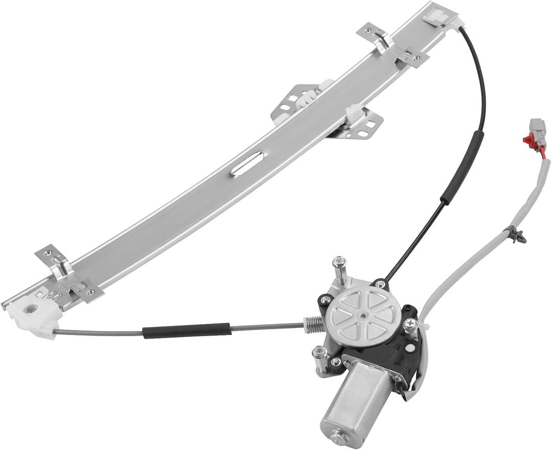 Obaee 741-303 (2 Pins) Front Right Passenge Side Power Window Regulator with Motor Assembly Compatible with Honda CRV 2002-2006, (2 Pins) Replace OE 72210-S9A-A02