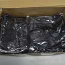 Chumia 40 Pcs Chair Covers and Sashes, Spandex Stretch Chair Slipcovers with Shiny Bowknot for Wedding Party Banquet Anniversary Events Dining Decor (Black,Gold)