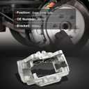 cciyu 192767 Front Left Brake Caliper Without Bracket For Lexus For GX470 2003-2009,For Toyota For 4Runner 2003-2009(Casting # 13WH)