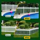 Artificial Ivy Privacy Fence Screen, 120x40 inch Dense Leaf Green Ivy Wall Panel, Super Privacy Greenery Backdrop Faux Ivy Greenery for Patio, Balcony, Garden, Backyard Indoor Outdoor Decor