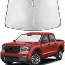 EcoNour Windshield Sunshade Compatible for Ford Maverick 2021-2024 2025 2026, Sun Visor for Front Windshield & Window Sun Shade Cover, UV Heat Blocker & Protector, Car Accessories