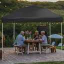 8x8 Canopy Replacement Top, Replacement Cover for 8x8 Pop Up Canopy Tent (Top Cover Only) Black