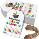 50 Pcs Pre-K Graduation Gift Tags, Congrats Grad Party Favors Gift Tags for High School or Happy College Graduation Party Decoration Supplies (pre k)
