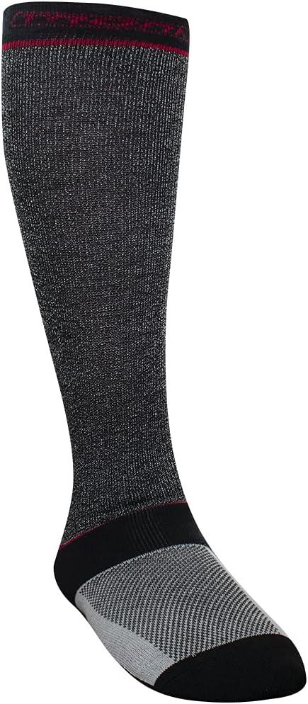 TronX Cut-Resistant Performance Hockey Socks, Moisture Wicking, Full Level 4 Protection (Small, Grey)