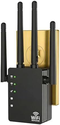 WiFi Extender Signal Booster for Home, WiFi Extender, Long Range up to 12880 Sq Ft and 105 Devices, Internet Extender WiFi Booster, WiFi Repeater with Ethernet Port