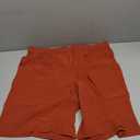ODODOS Men's Athletic Shorts with Pockets 9" Quick Dry Lightweight Workout Gym Running Shorts, Rust, X-Large