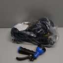 Flexi Hose Expandable Garden Hose with 8 Function Nozzle, 50FT - Lightweight Retractable Garden Hose, Water Hose - No-Kink Flexibility, 3/4 Inch Solid Brass Fittings and Double Latex Core