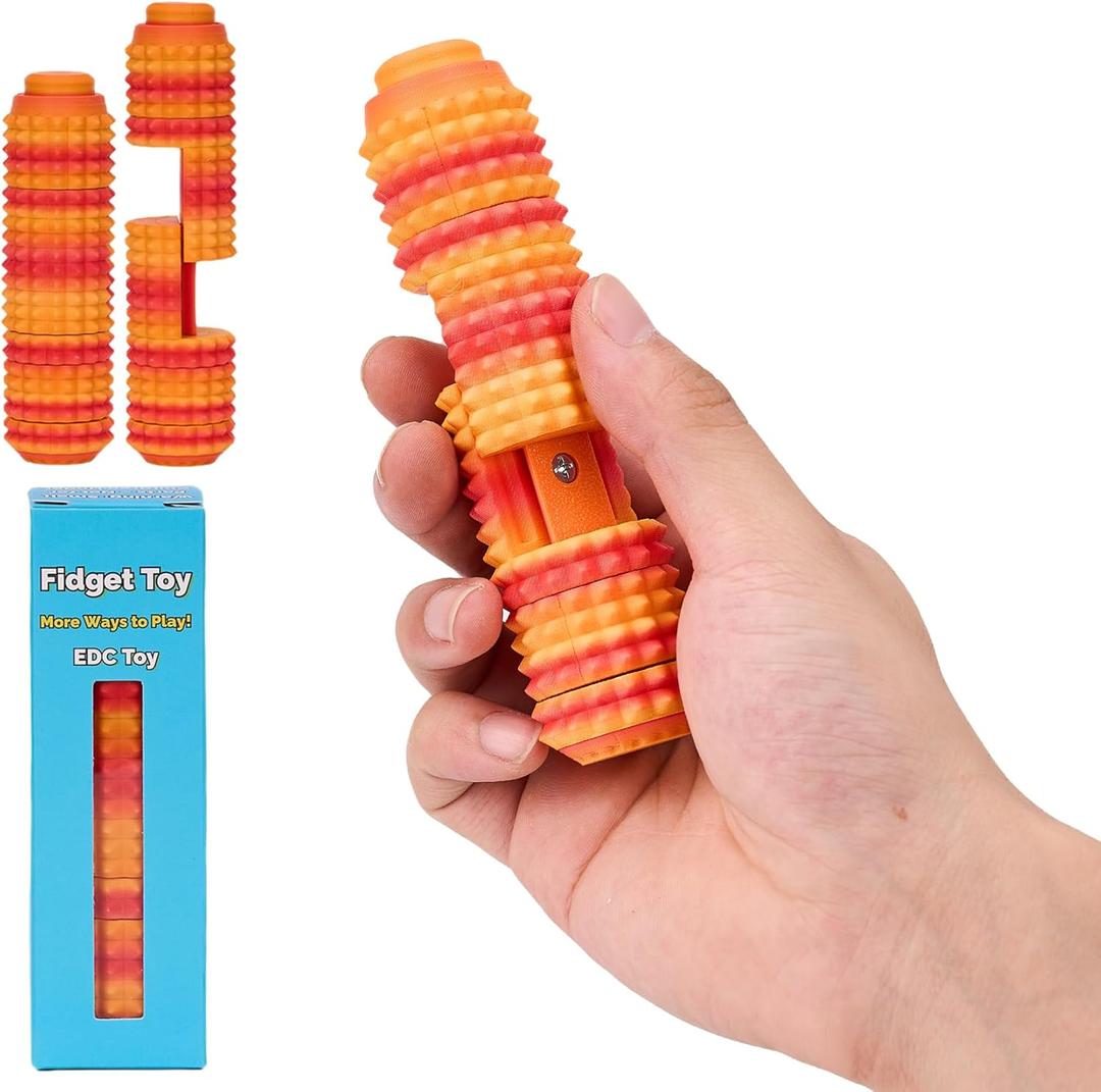Little Ouchies Fidget Toy,with Slider fidgert,Buttons Clicker,Gear Spinner,Spiky Pain Stim, EDC Toy for Adults