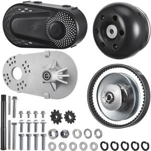 High Power 212CC Torque Converter 8.0 HP 3/4" Go Kart Mini Bike Comet Clutch 10T 40/41 and 12T 35 Chain Predator Driver Pulley Replacement Set - 30 Series