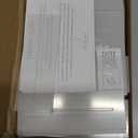 JINMURY Frosted Arch Wedding Table Numbers 1-15 with Stands, 5x7 Inch Frosted Arch Acrylic Sign with White Letters, Arched Acrylic Table Numbers for Wedding Reception