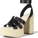 The Drop Women's Bea Platform Heel (Black, 9)