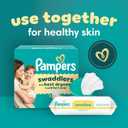 Pampers Swaddlers Diapers, Size 0 (up to 10 lbs), 84 Count, Absorbent, Keeps Baby Dry and Comfortable, Skin Safe Disposable Baby Diaper 