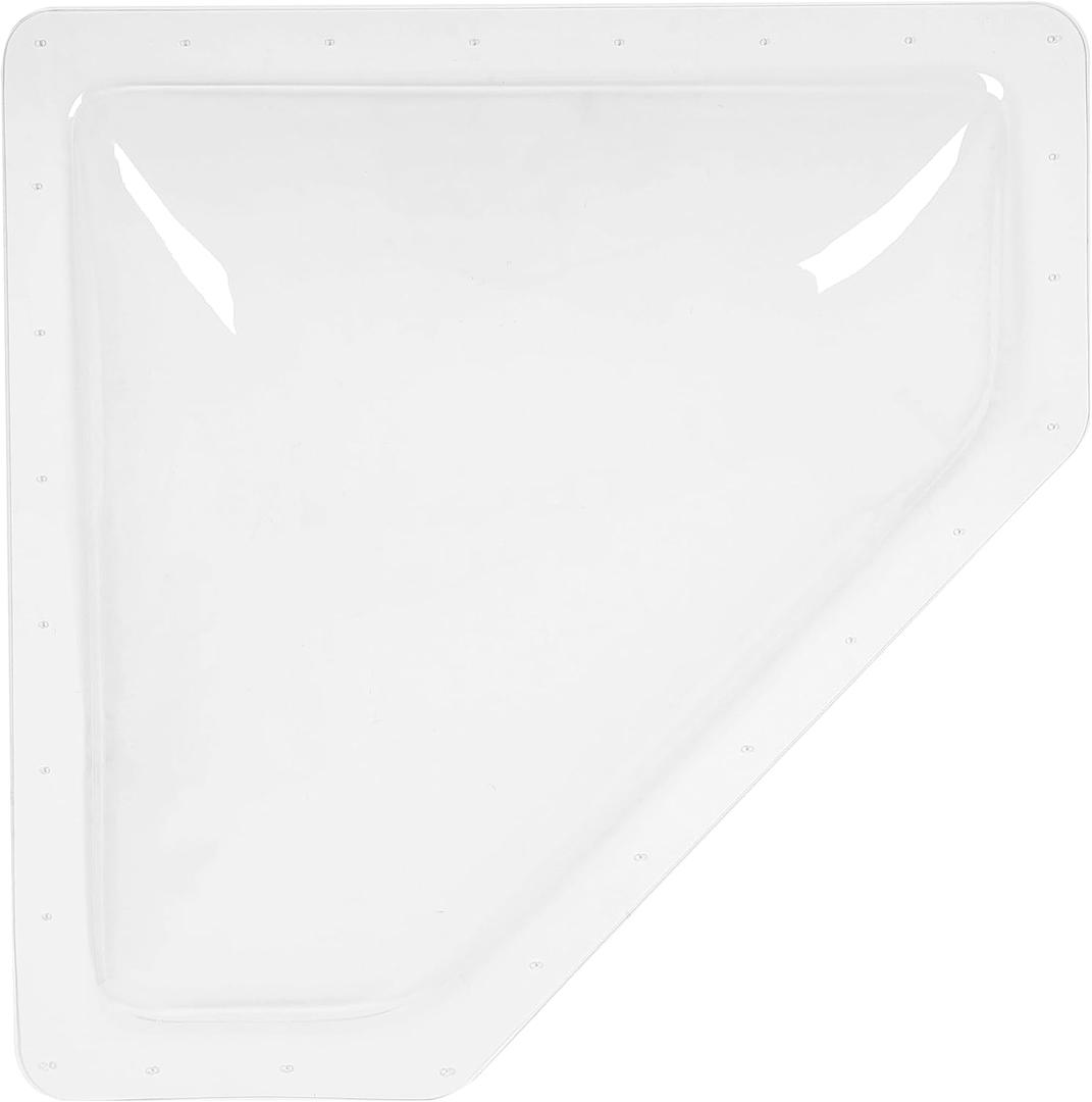 HECASA Neo-Angle Clear RV Skylight Cover 28" x 10" Universal Sun Shower