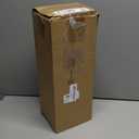 Coffee Tea Sugar Container Set with Tray, Set of 3 Airtight Metal Canister with Bamboo Lids, Farmhouse Kitchen Counter Organizer for Coffee Bar and Drink Station (Black)