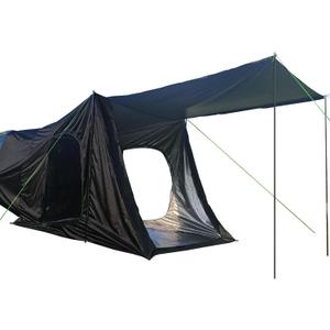 Instant Camp Hub Tailgate Tent – 3 Person Spacious Shelter with 3 Doors, Universal Car Fit & 2-Minute Setup