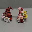 2PCS Spring Ladybug Gnomes Decorations Ladybug Couple Gnomes Ornaments Decor Summer Gnome Figurines for Outdoor Garden Decor Birthday Gift for Mom, Grandma, Women