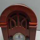 ClearClick Retro AM/FM Radio with Bluetooth - Classic Wooden Vintage Retro Style Speaker