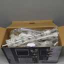 Upgrade Sturdy Shower Caddy Tension Pole Corner Shower Caddy Bathroom Organizer 18/8 Stainless Steel Rustproof 4 Tier Adjustable Shelves for Bathtub Shampoo Accessories Storage Rack 32-122inch (White)