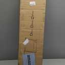 Kitstorack 2-Pack Narrow Console Table with Adjustable Height (25"-33") & 2 Power Outlets, Skinny Behind Couch Table, 79" Long x 5.9" Wide Sofa Side Table for Living Room, Rustic Brown