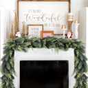 DearHouse Pine Christmas Garland,6Ft WinterArtificial Greenery Garland for Holiday Season Mantel Fireplace Table Runner Centerpiece Decor