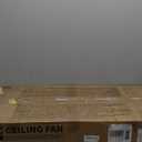 72 Inch Ceiling Fan with Light,Industrial Ceiling Fan with 8 Black Aluminium Blades,Smart Fan Compatible with Alexa,Garage Outdoor Indoor Fan for Patio and Living Room (Black/Single Aluminum-with WIFI)