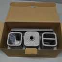 ZCCZ Grey Bathroom Accessory Sets, 4 Pieces Bathroom Accessories Complete Set Vanity Countertop Accessory Set, Includes Lotion Dispenser Soap Pump, Tumbler, Toothbrush Holder and Tray (Gray)