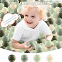 Ball Pit Balls, Safe Non-Toxic BPA-Free Crush-Proof Plastic Balls for Toddlers, Gift for Kids Birthday & Christmas, for Indoor Playpens, Party Decorations & Amusement Activities, 50 Count