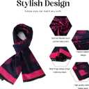 Sumato Scarf for Women Fall Winter Shawl Wraps Long Women Scarves Warm Soft Cashmere Feel Classic Tree Style (Rose)