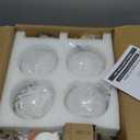 KoKo & Yukina 2 Pack Gold Vanity Light Fixtures Mid Century Modern Bathroom Vanity Light with Milky White Glass Globe Sconce Lights Fixture Vanity Lights for Bathroom (Bulb Include)