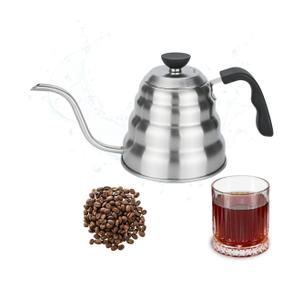 GreatChef Premium Coffee Grooseneck Kettle Stainless Steel - 40 Oz / 1.27 Quarts / 1.2 L / 5 Cup - Perfect Pouring Over for Coffee Drip or Tea Brewing All Stovetop Compatible GreatChef Premium Coffee Grooseneck Kettle Stainless Steel - 40 Oz / 1.27 Quarts / 1.2 L / 5 Cup - Perfect Pouring Over for Coffee Drip or Tea Brewing All Stovetop Compatible