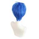 Short Blue Cosplay Wigs for Men Halloween Male Wig 