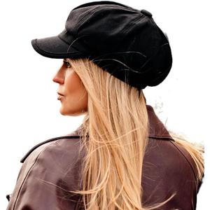 Comhats Wool Fashion Newsboy Hats for Women Winter Warm Pageboy Cabbie Cap Beret