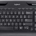 Logitech K330 Wireless Desktop MK320 Keyboard Encrypted Wireless USB Connection, Long Battery Life MK320 Combo
