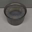 1 Gallon Large Dog Water Bowl No Spill, Anti Digging Lid & Rubber Bottom Spill Proof Dog Bowl, Anti Splash Mess Dripless Slow Drinking Stainless Steel Water for Sloppy Messy Drinkers Car (Gray)