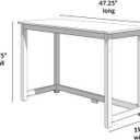 Plank+Beam Classic Desk, 47 Inch, Blue, 47.25" L x 19.75" W x 29.75" H