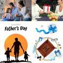 Fathers Day Presents for World's Best Husband from Wife, Funny Personalized Anniversary Birthday Gift for Men Him, Unique Cool PU Leather Valet Tray and Keychain Romantic Gift Ideas for Valentines Day